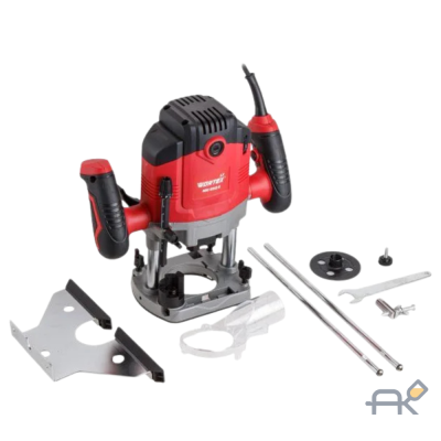 Фрезер вертикальный WORTEX LX MM 5513 E в кор. + аксессуары 1300 Вт. цанга 8 мм. 12000-30000 об/мин (Рабочий ход фрезы: 55 мм)1335913